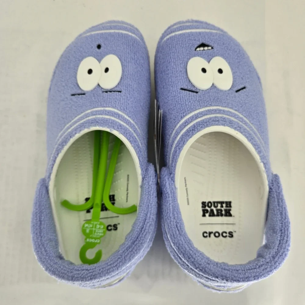 Crocs South Park Towelie Classic Clog Purple Terry M8 W10 211501-90H